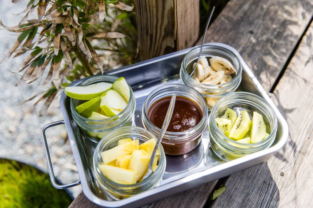 Fruits à partager sur la carte de la Cabane du Cap'Ouest crédit mathilde mochon